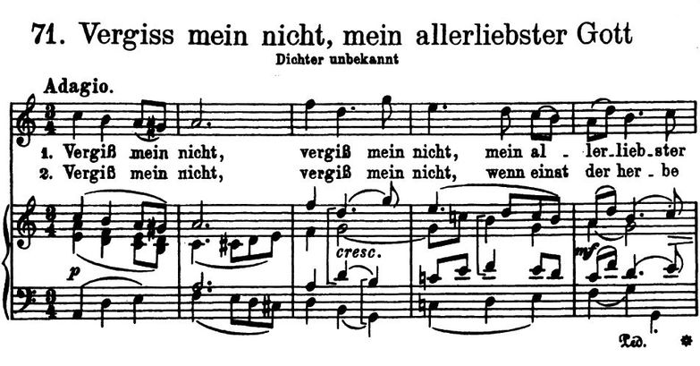 Vergiss mein nicht, mein allerliebster Gott BWV 50...